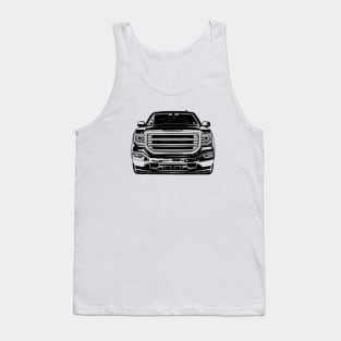 Sierra 1500 SLT Sketch Art Tank Top